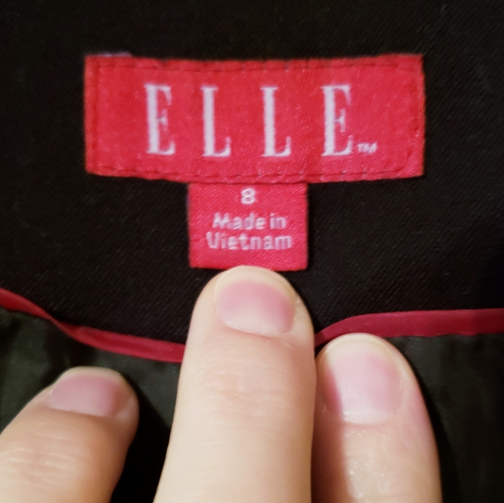 Elle women's size 8 black blazer - Picture 4 of 11